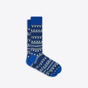 Checks and Stripes Mid-Calf Socks