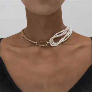 Choker Perlenkette Jasmin