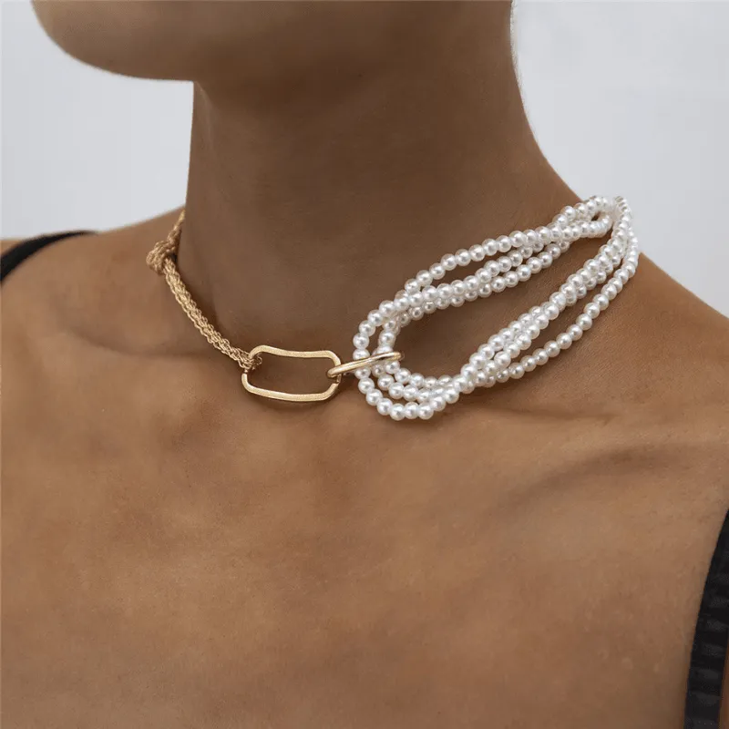 Choker Perlenkette Jasmin