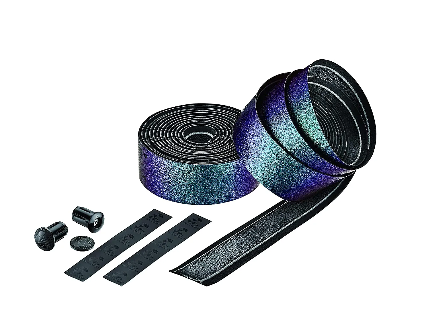 Ciclovation - Advanced Leather Touch Aurora Bar Tape - Blue