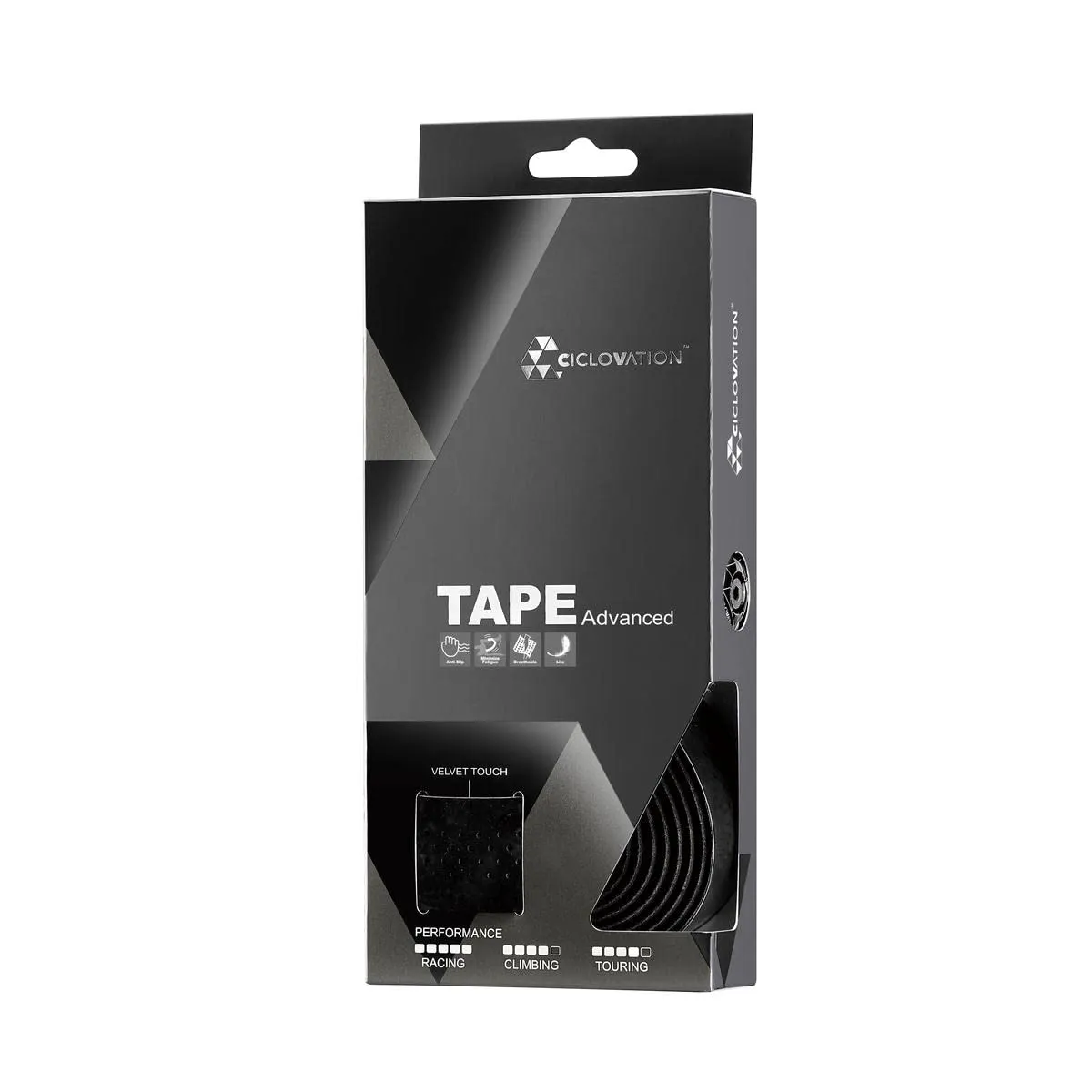 Ciclovation - Advanced Leather Touch Aurora Bar Tape - Blue