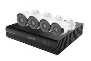Concord 8 Channel AHD DVR Kit - 4 x 1080p Bullet Cameras V3 QV5064