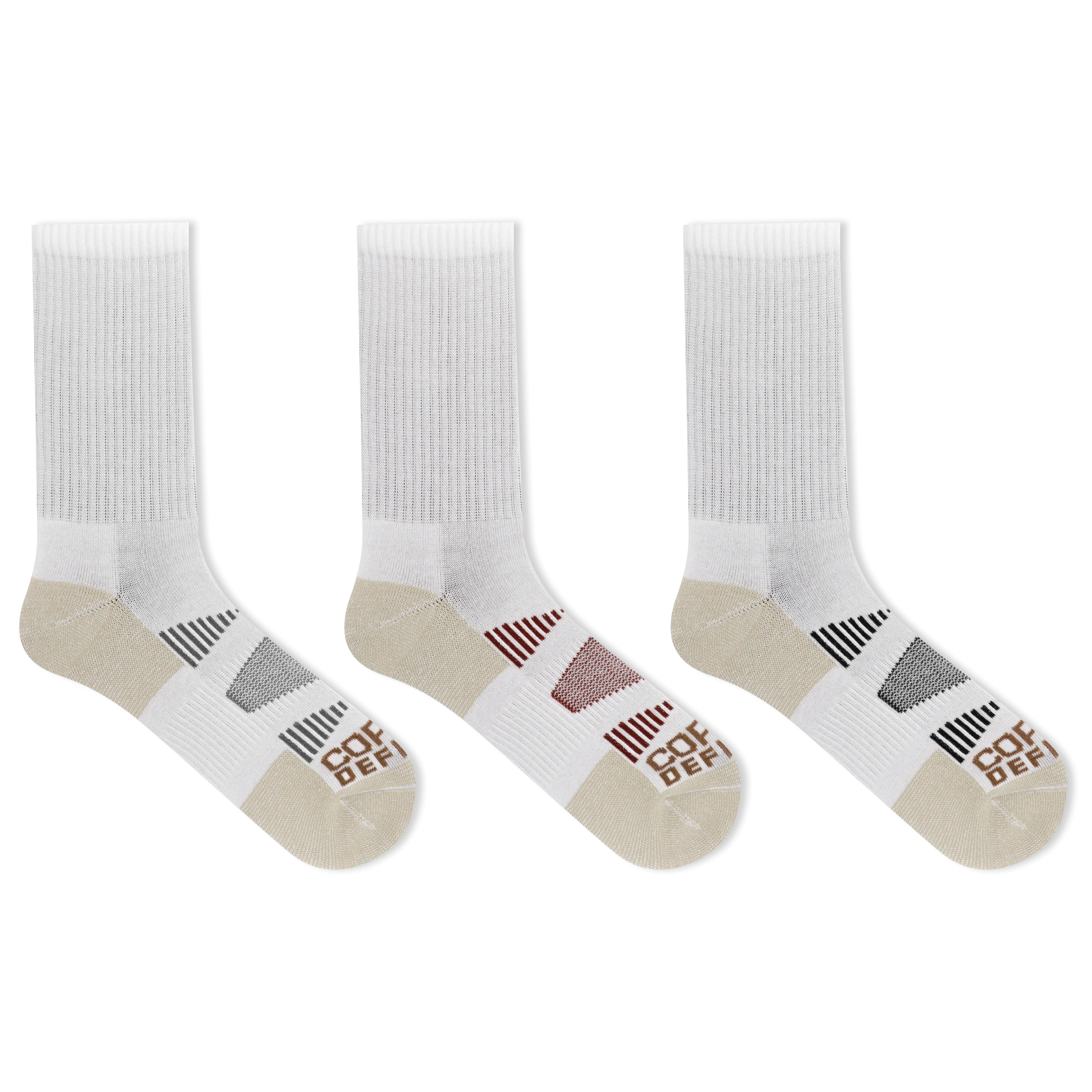 Copper Defense Active Crew Socks 3 Pairs