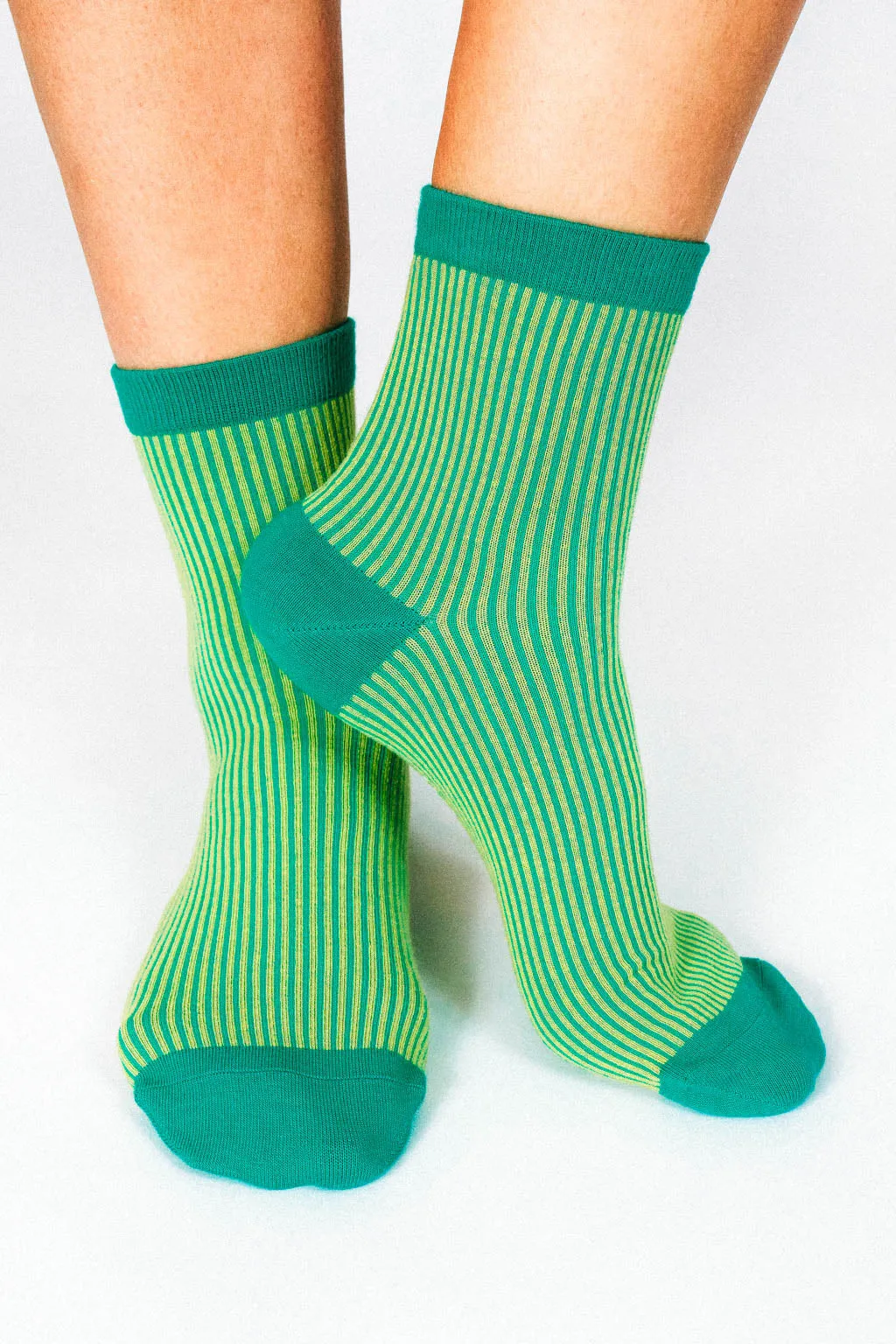 Cowgirl Frog Ribbed Ankle Sock by Hannah Packer