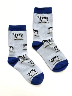 Cows Kids Crew Socks