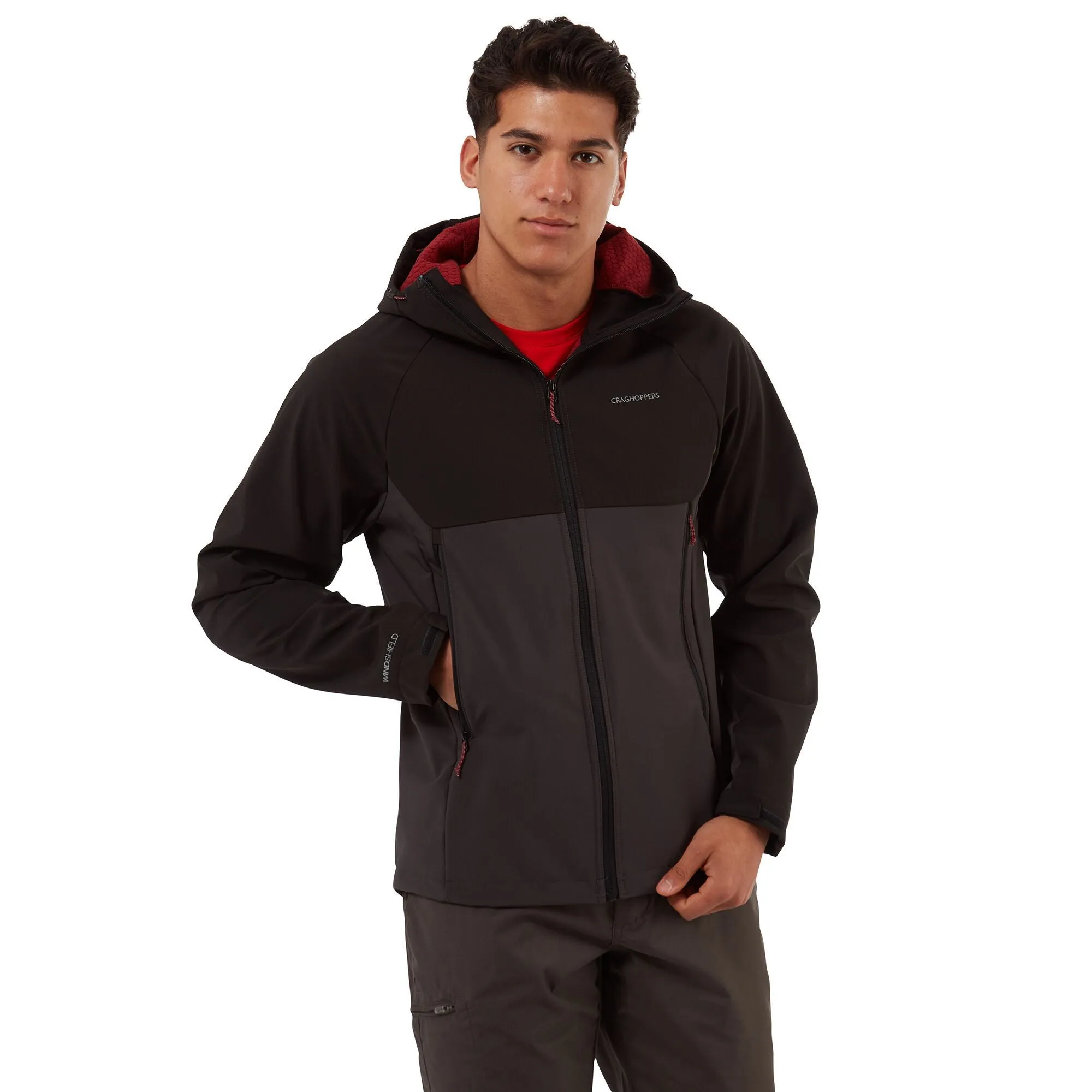 Craghoppers Men's Trent Weatherproof  Softshell Jacket Black CML073 RRP £80