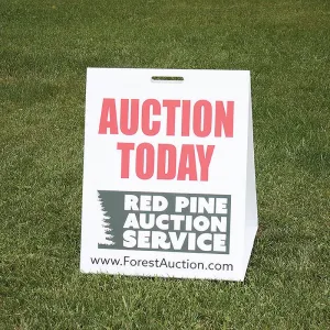 Custom "A" Tents Corrugated Plastic Signs (Min. 2)