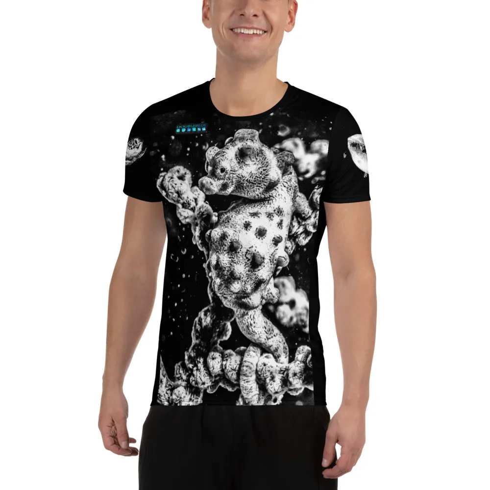 Double Blue Images Pygmy All-Over Print Men's Athletic T-shirt