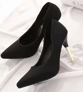 Elegant shoes shallow mouth pointed toe high-heeled shoes thin heels sexy pink women's high-heeled shoes