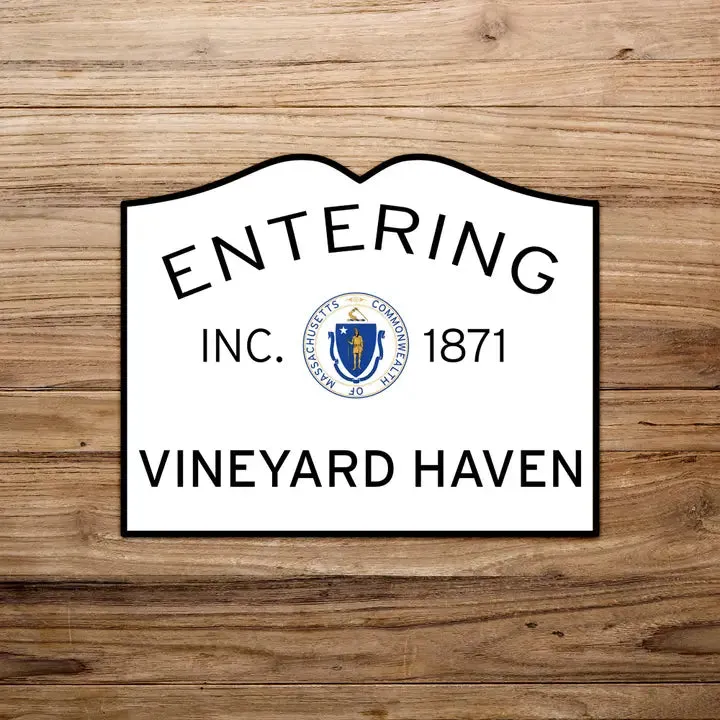 Entering Vineyard Haven Martha's Vineyard Sticker