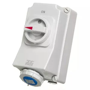 Europa SISW323P IP67 Weatherproof Switched Interlocked Socket 230V 2P E 32A 6H