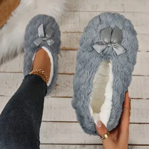 Eva - Gezellige Warme Pantoffels, Pluizige Slip-ons met Zachte Zool