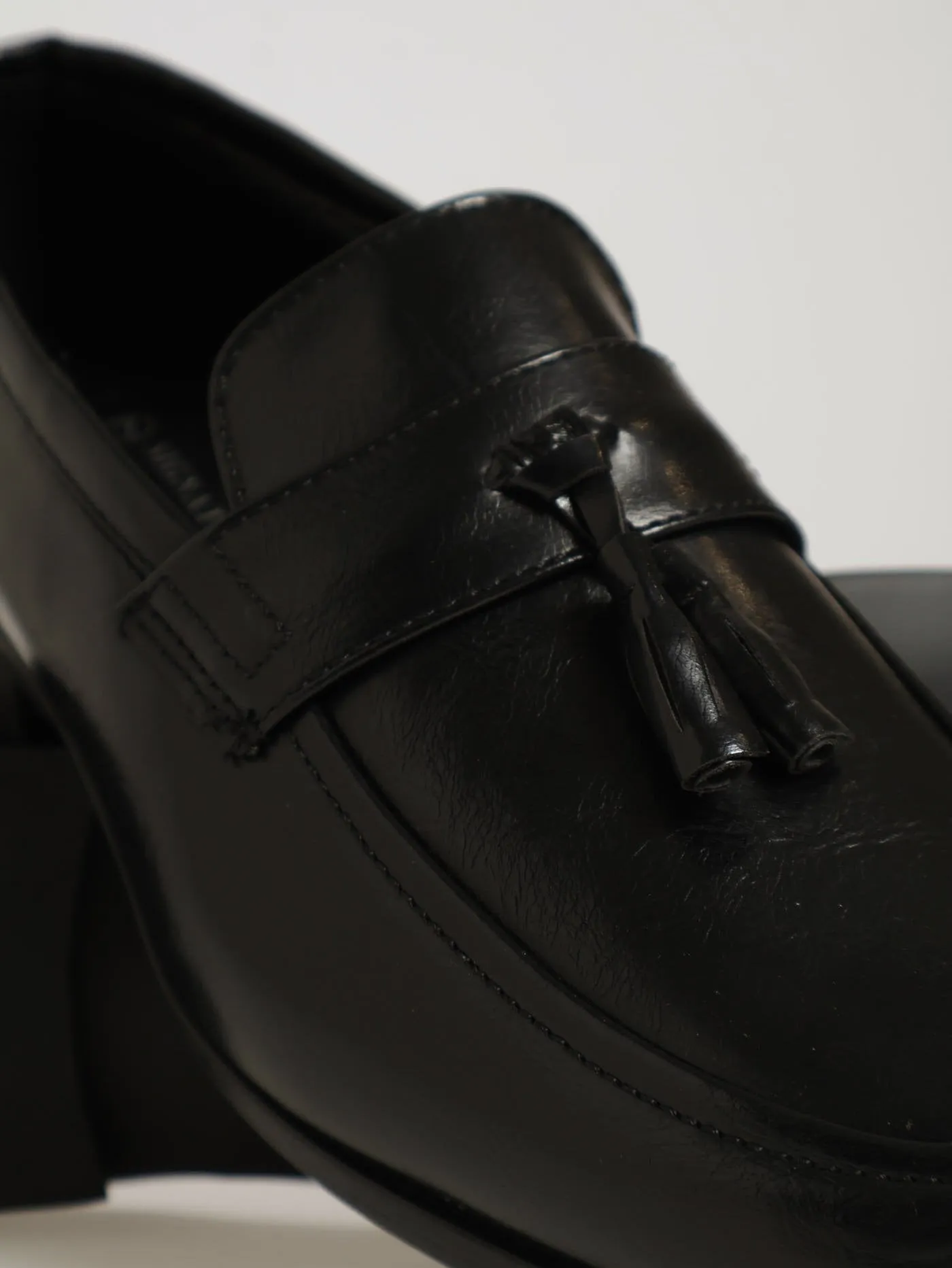 Fashion Slip On With Tassle - Black