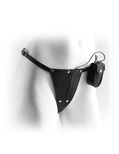 Fetish Fantasy Shock Therapy Bondage Panty & Cuffs