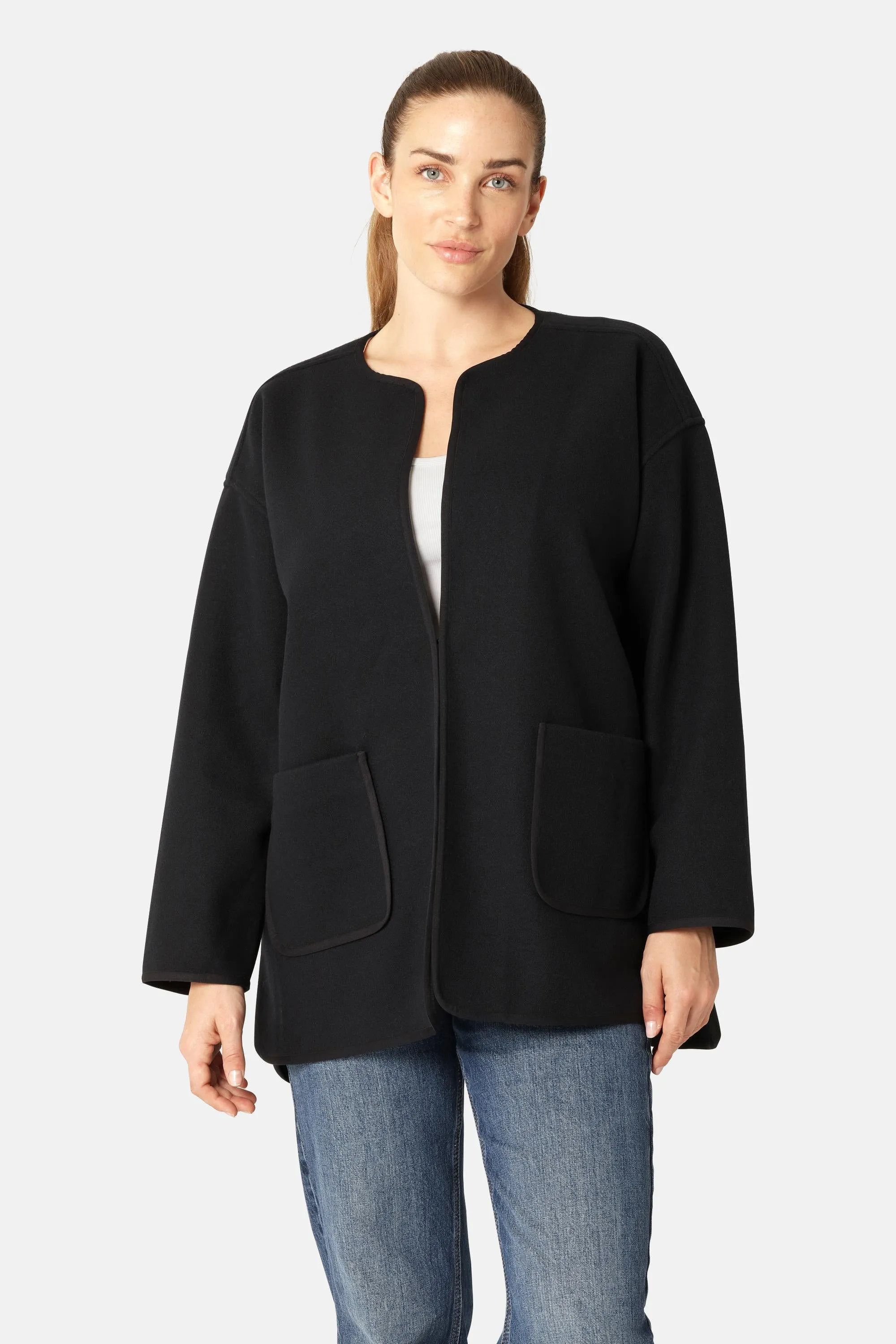 Filtad Casual Jacka - Dark Indigo