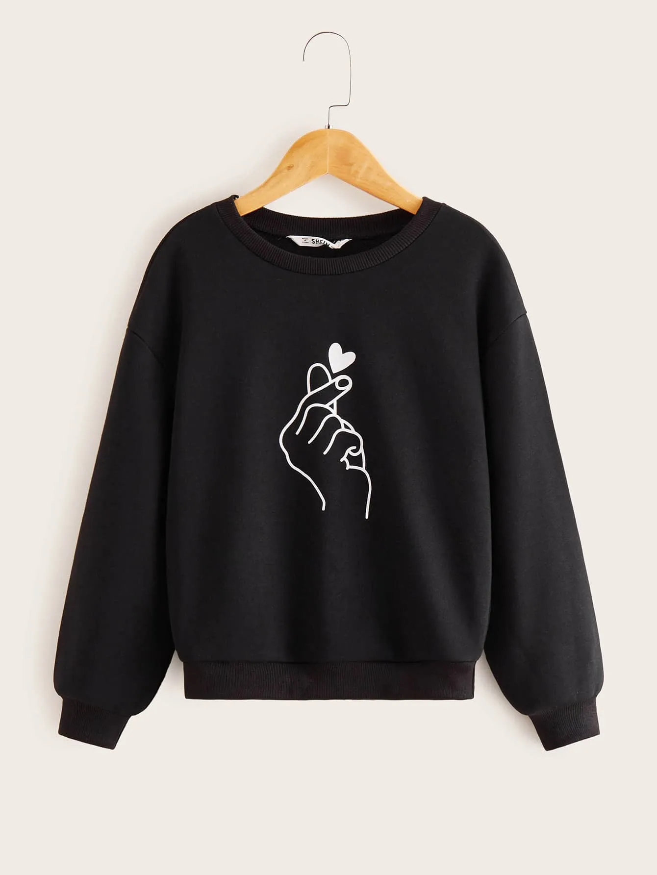  Fingerheart sweatshirt Girls