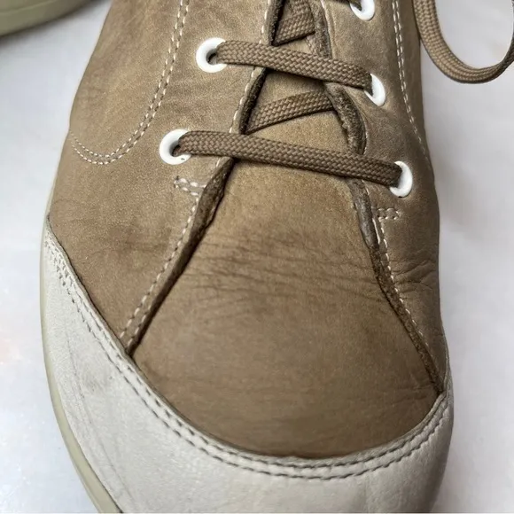 Finn Comfort Cusco Stone Nubuck Soft Footbed Sz 40 US 9 Walking Shoe