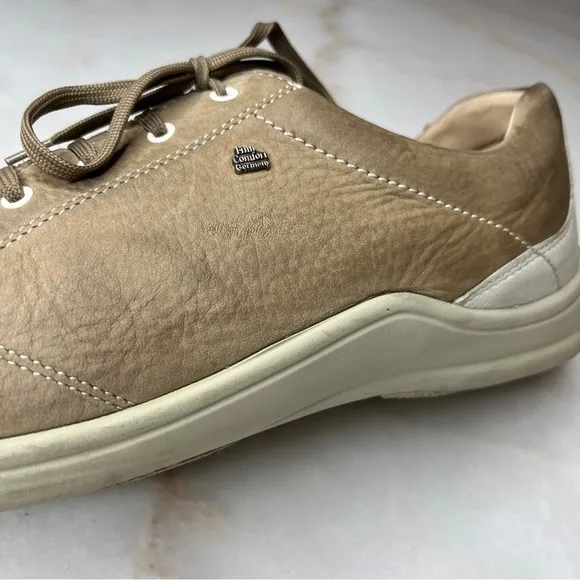 Finn Comfort Cusco Stone Nubuck Soft Footbed Sz 40 US 9 Walking Shoe