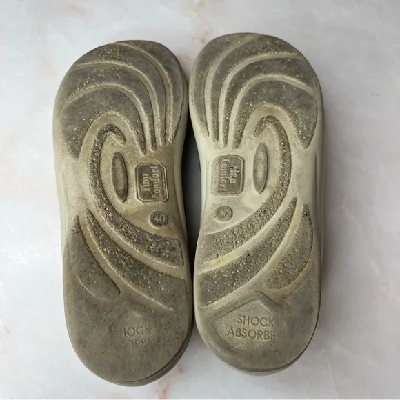 Finn Comfort Cusco Stone Nubuck Soft Footbed Sz 40 US 9 Walking Shoe