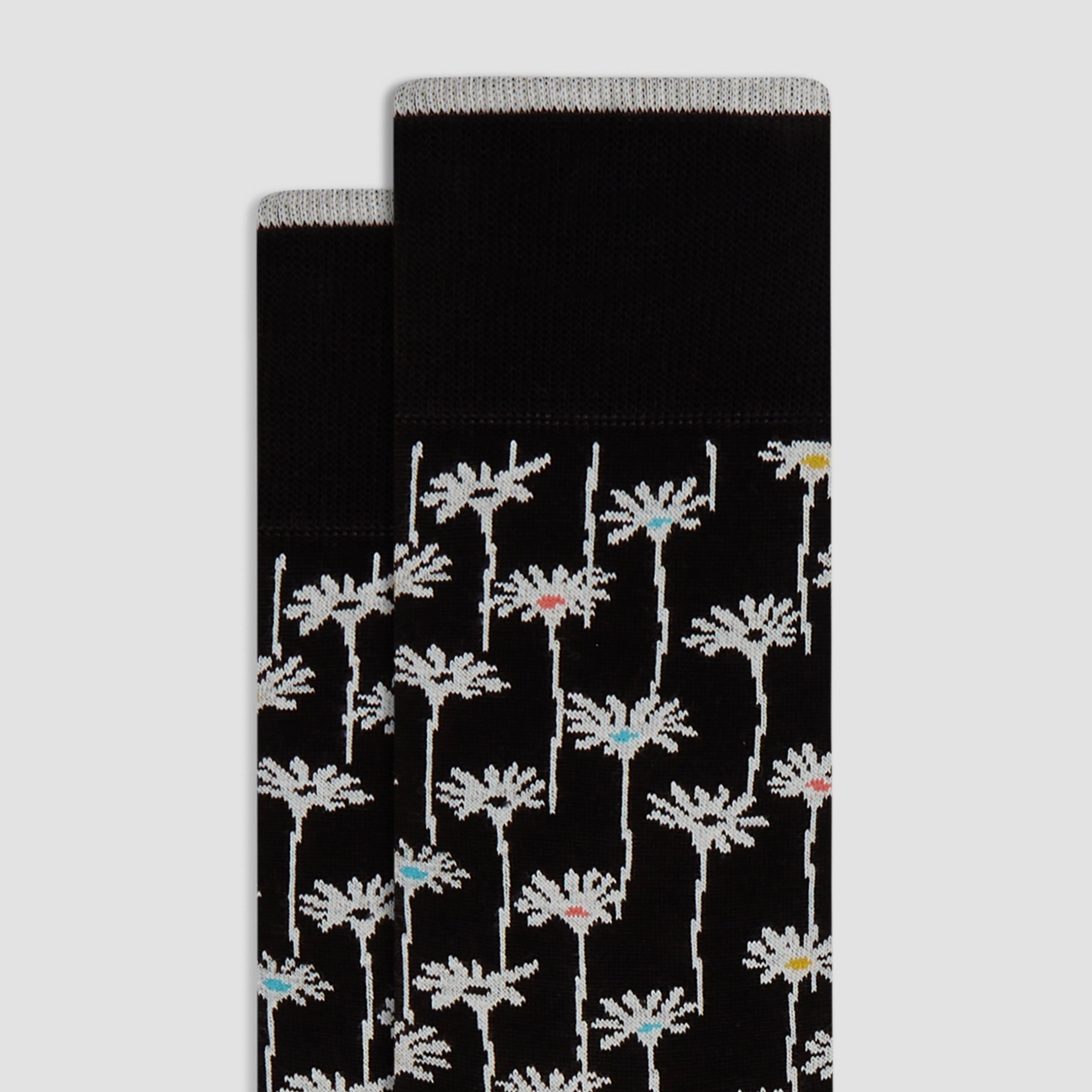 Floral Mid-Calf Socks