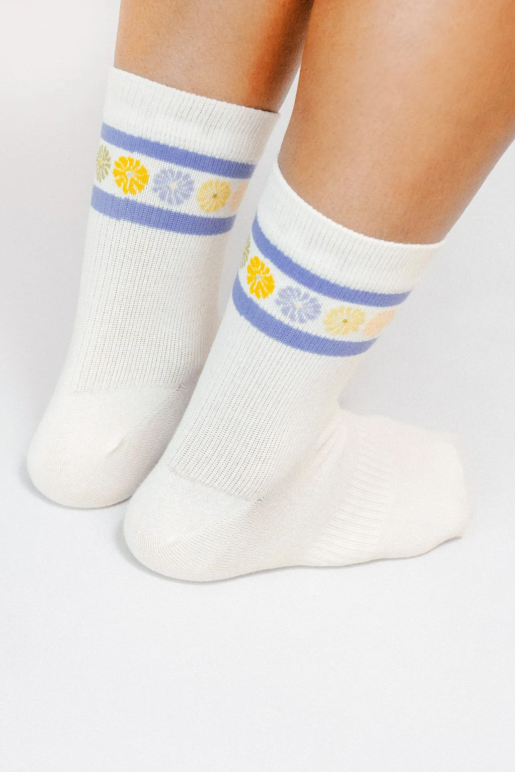 Flower Crown Knit Ankle Sock by The SoulShine Co.