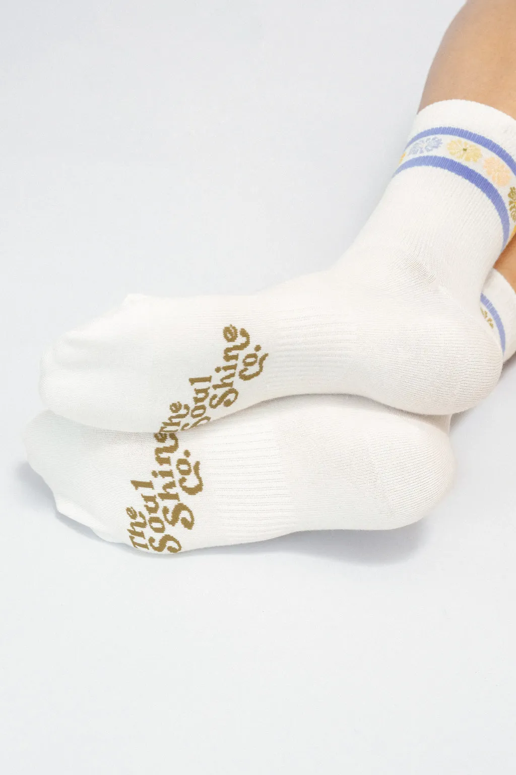 Flower Crown Knit Ankle Sock by The SoulShine Co.