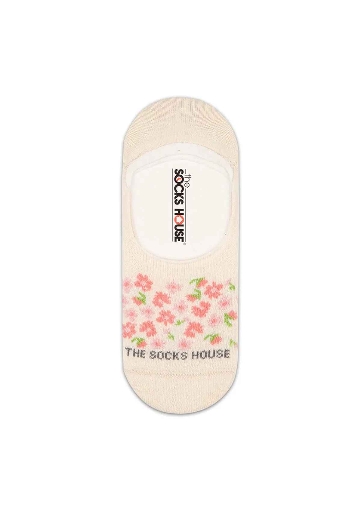 Flowers Design Women Invisible Socks