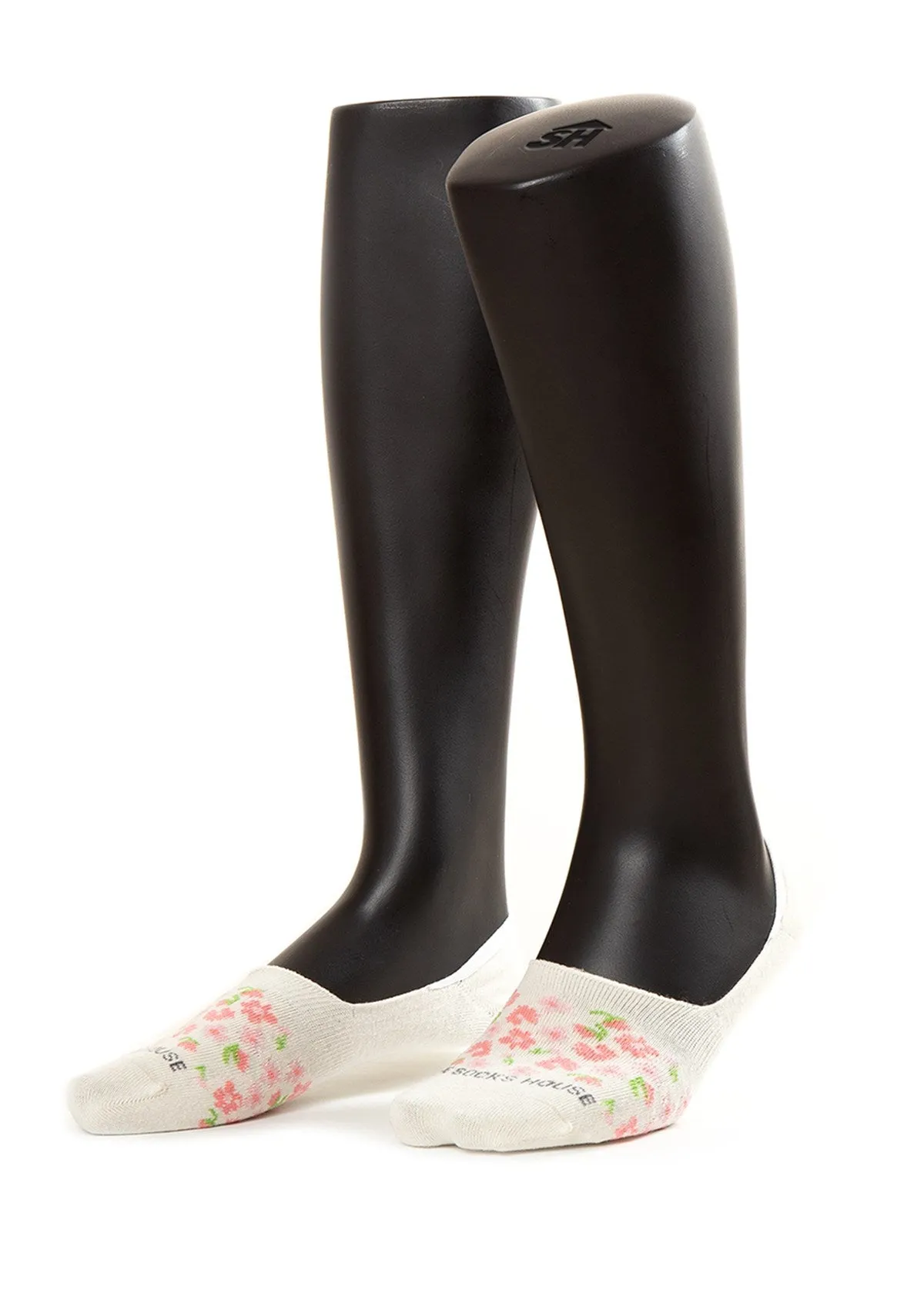 Flowers Design Women Invisible Socks