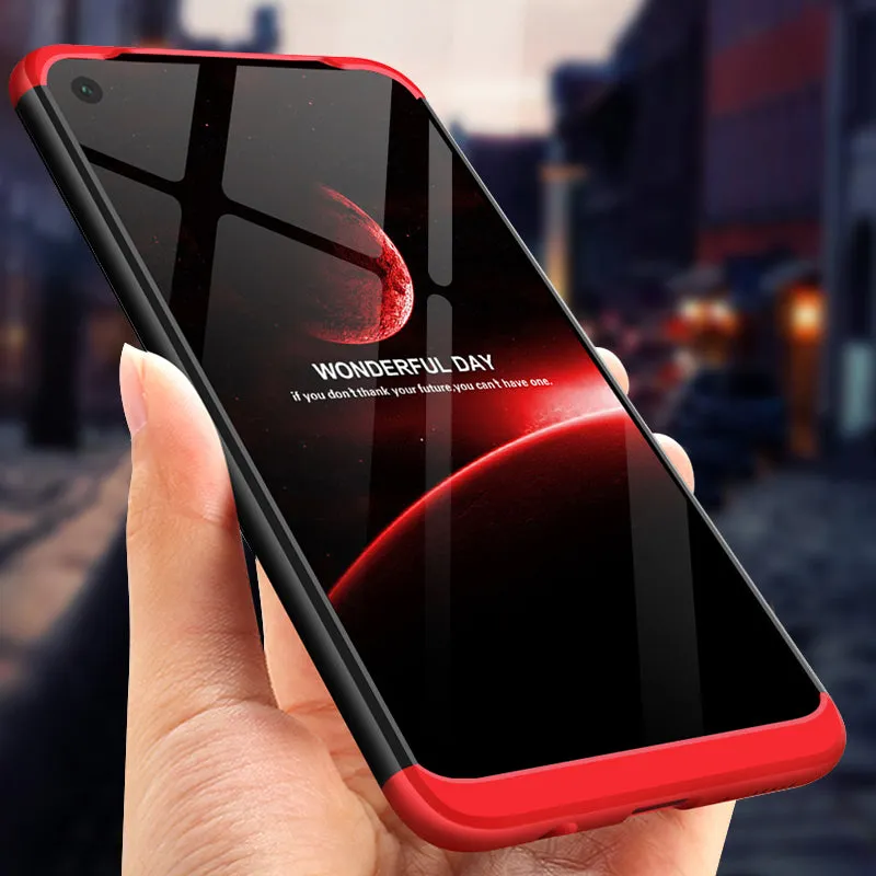 For HUAWEI Nova 6SE/P40 lite/Nova 7i Cellphone Case PC Full Protection Anti-Scratch Mobile Phone Shell Cover red
