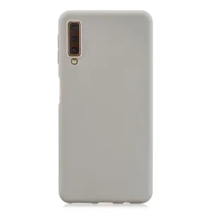 For Samsung A7 2018 Lovely Candy Color Matte TPU Anti-scratch Non-slip Protective Cover Back Case 12