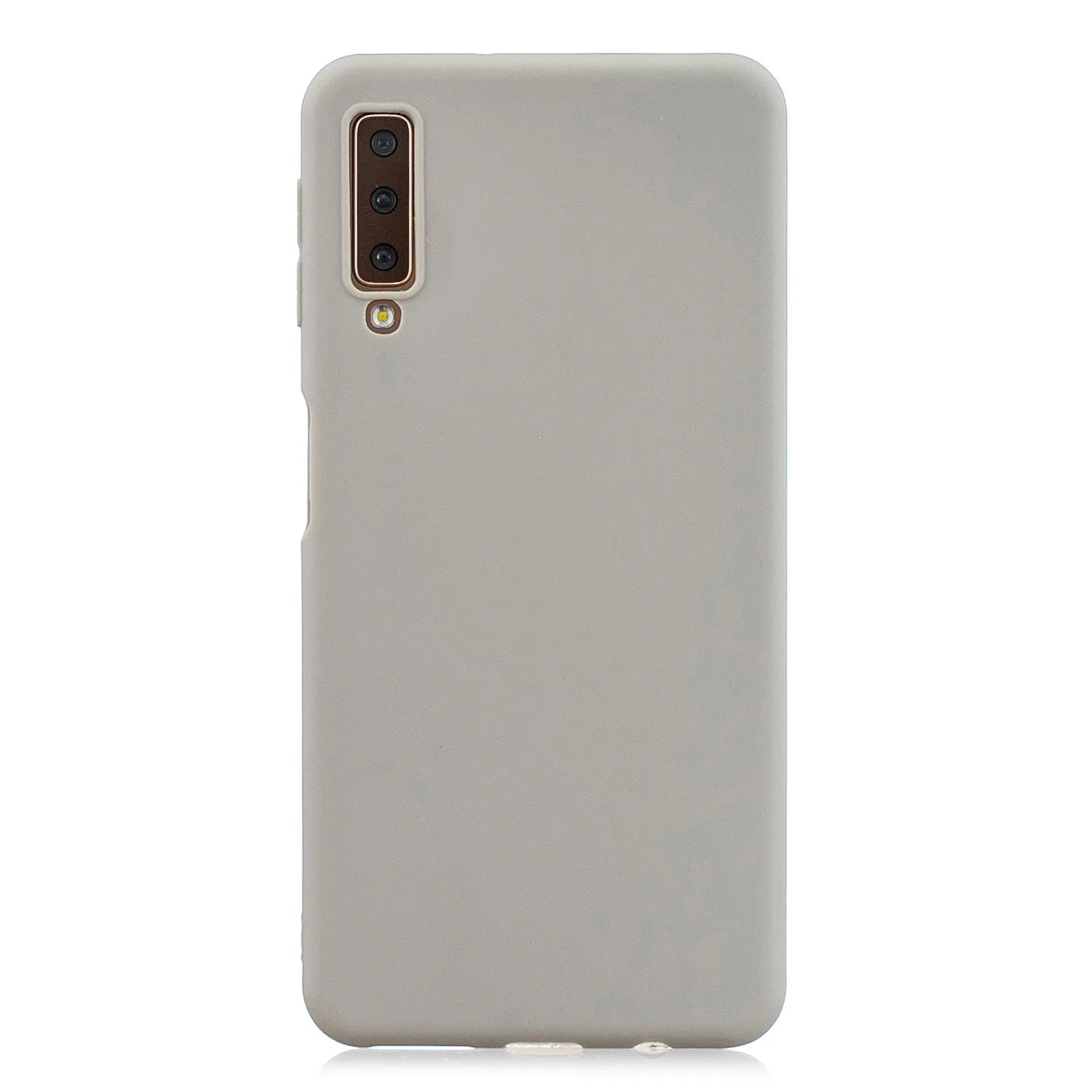 For Samsung A7 2018 Lovely Candy Color Matte TPU Anti-scratch Non-slip Protective Cover Back Case 12