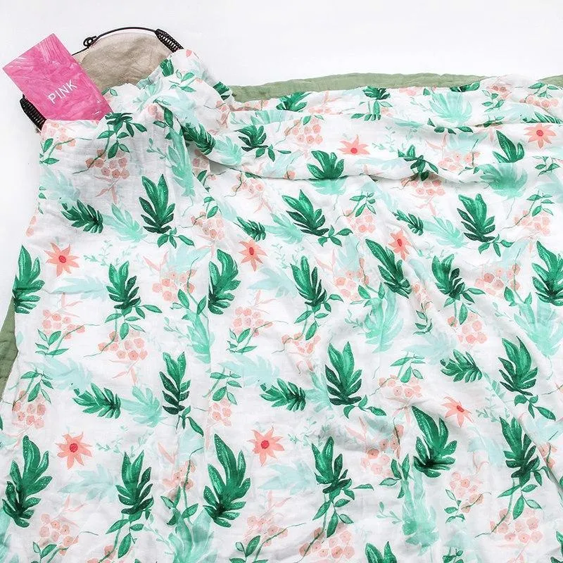 Four Layer Tropical Bamboo Blanket