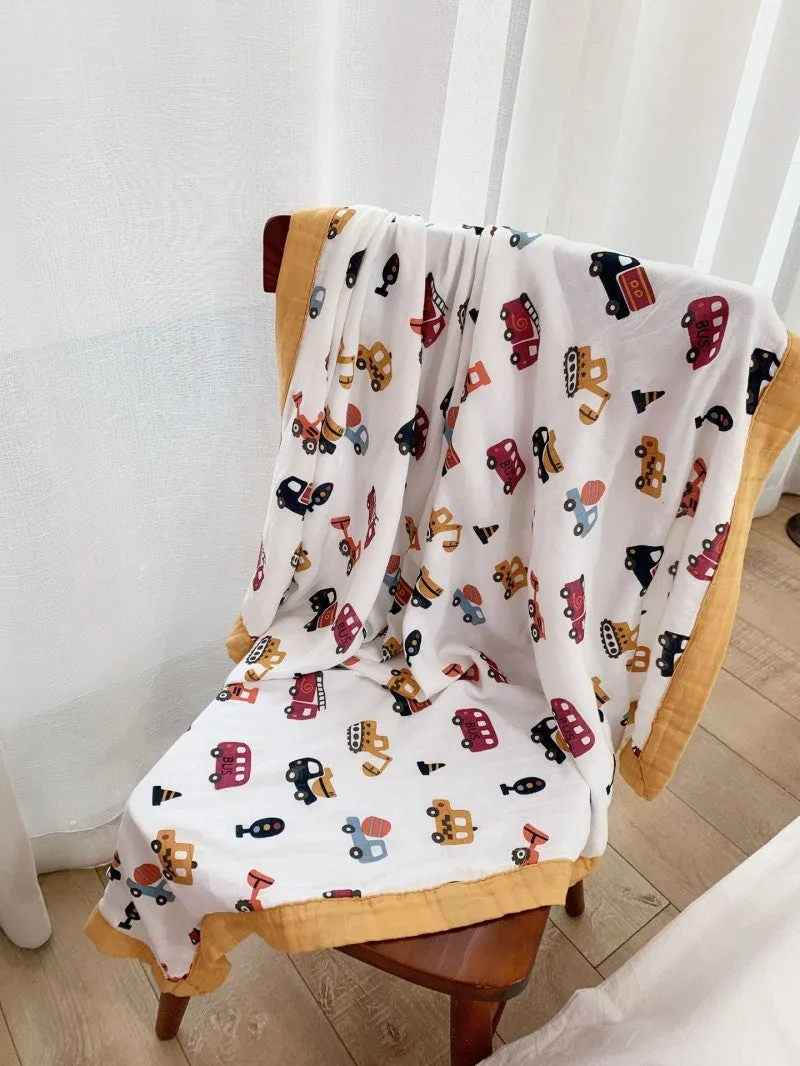 Four Layer Truck Bamboo Blanket