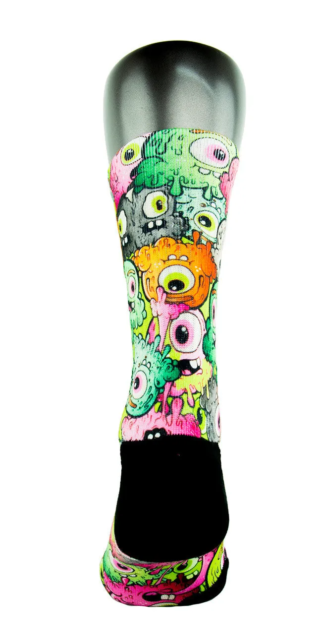 Freaky Eyeballs Monsters CES Custom Socks