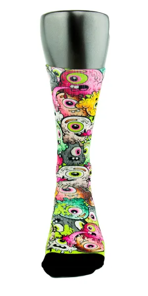 Freaky Eyeballs Monsters CES Custom Socks