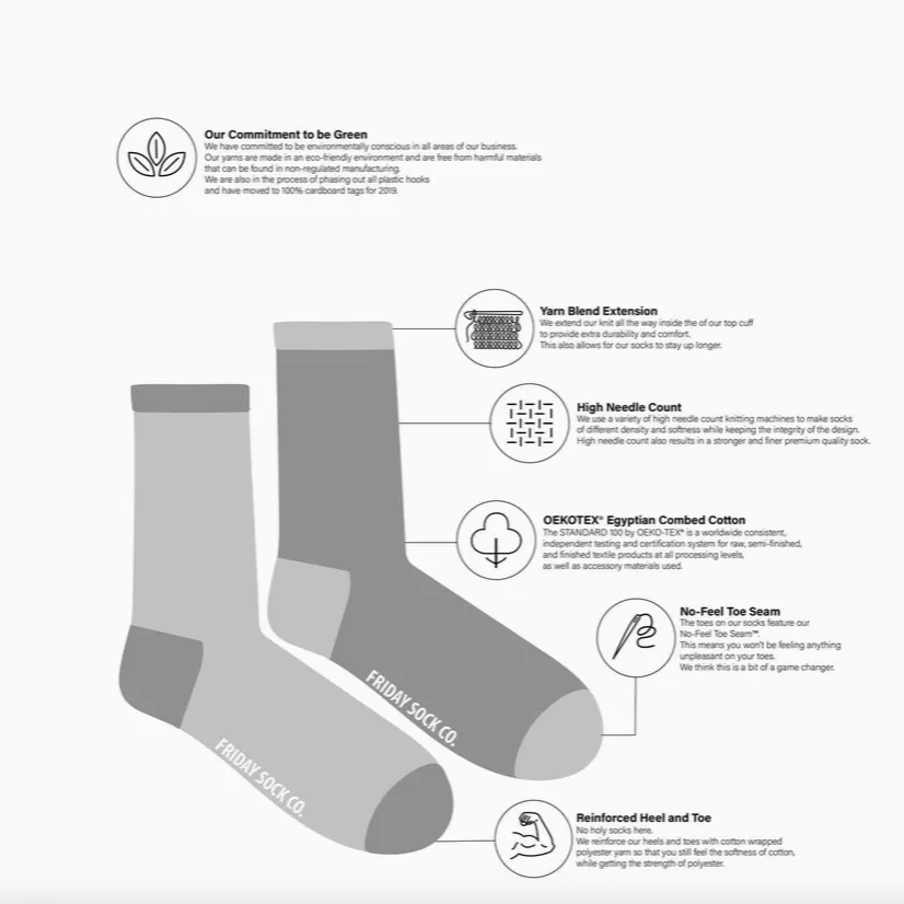 Friday Socks - Mens Mismatched Socks | Spatula & Pan