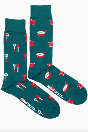 Friday Socks - Mens Mismatched Socks | Spatula & Pan
