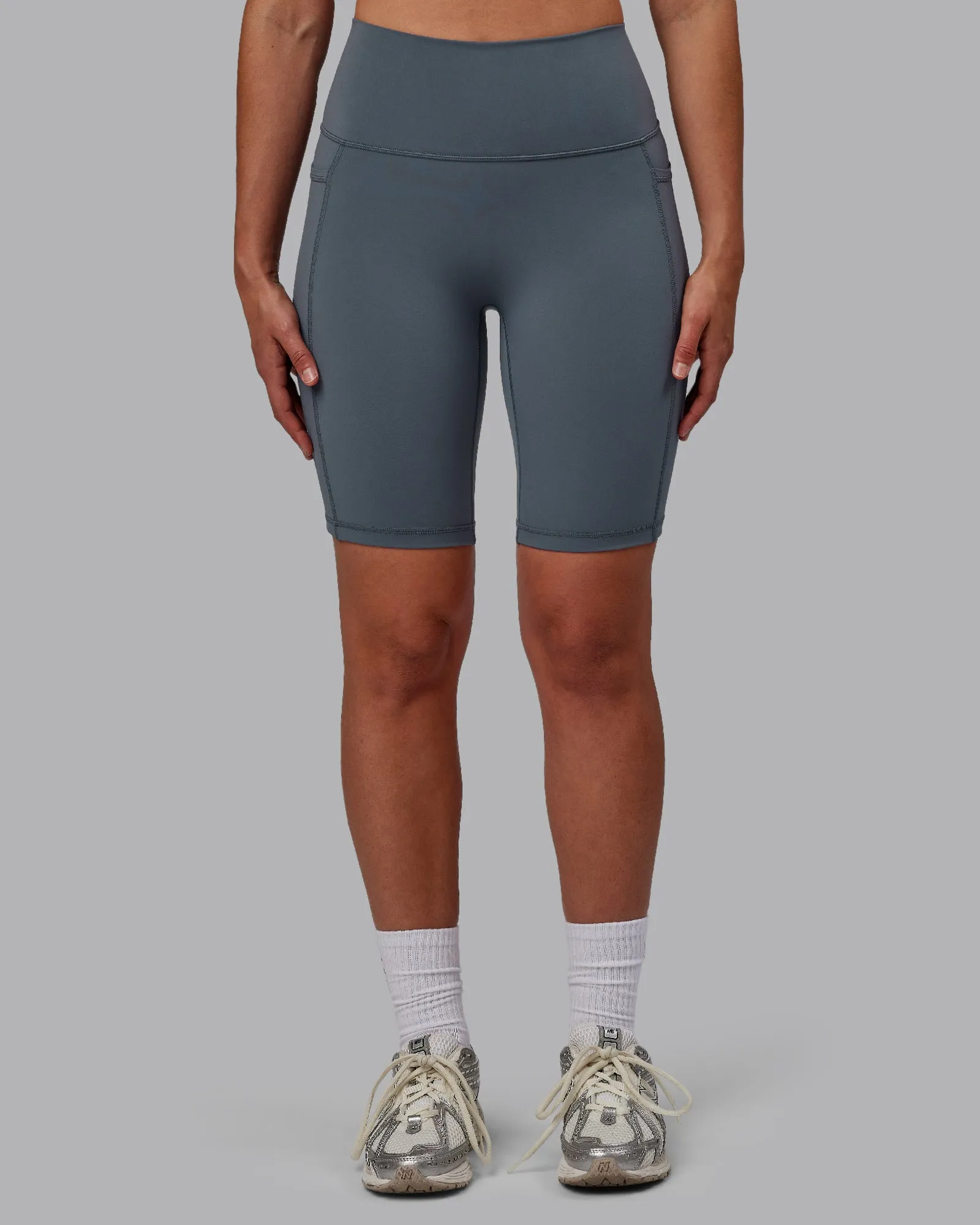 Fusion Bike Shorts with Pockets - Turbulence