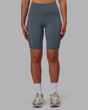 Fusion Bike Shorts with Pockets - Turbulence