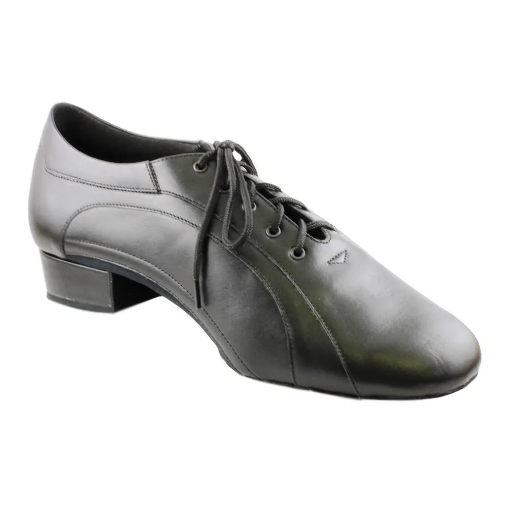 Galex 1115 Franco, Black Leather, Men's Smooth Dance Shoes