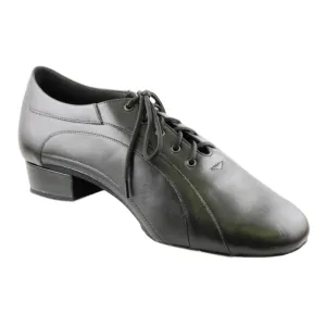 Galex 1115 Franco, Black Leather, Men's Smooth Dance Shoes
