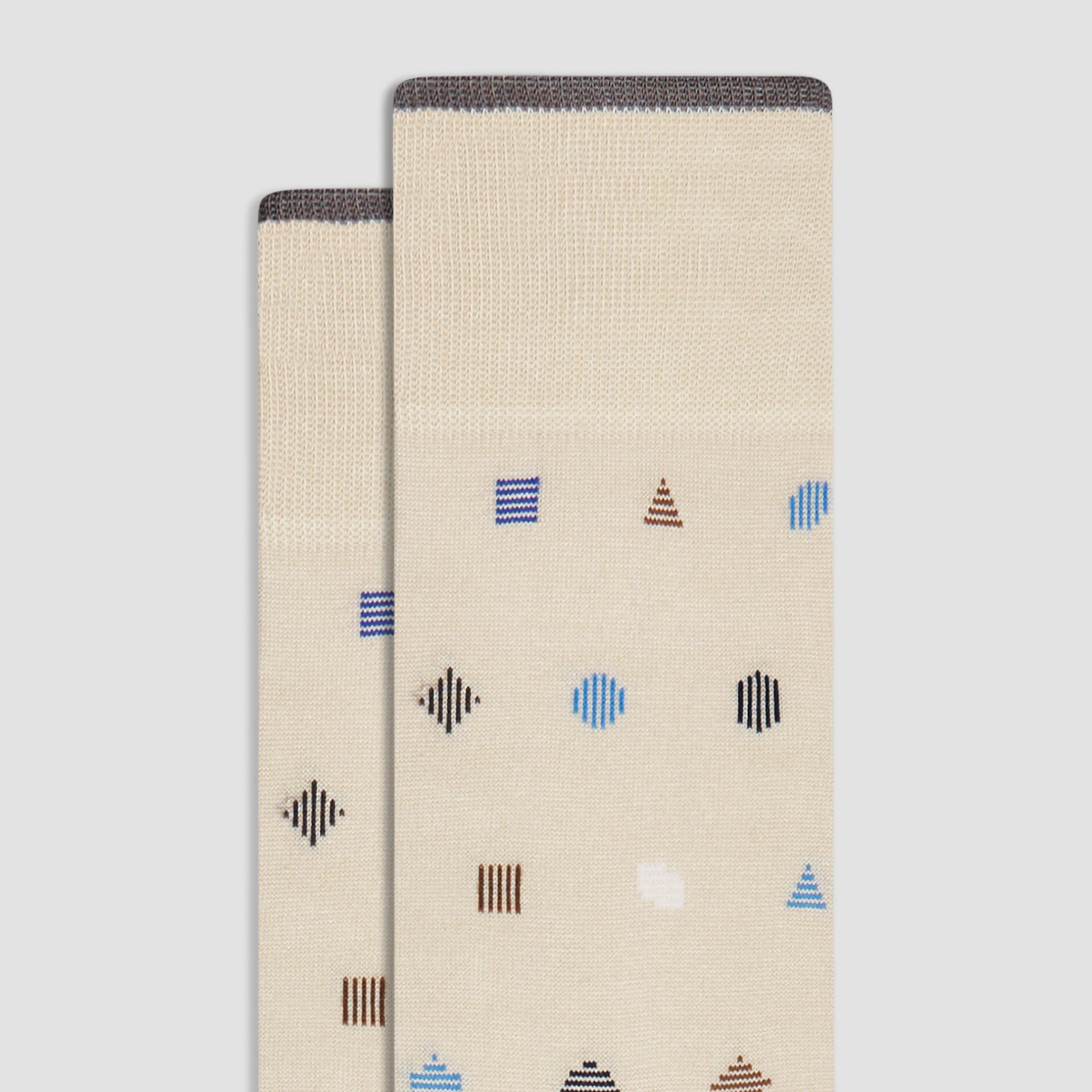 Geometric Mid-Calf Socks