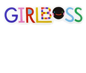 Girl Boss (Girl Power) Glossy Vinyl Sticker