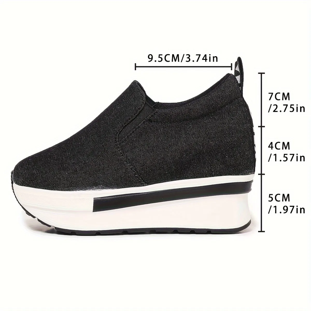 Gloria | Lightweight low-top shoes made from denim fabric