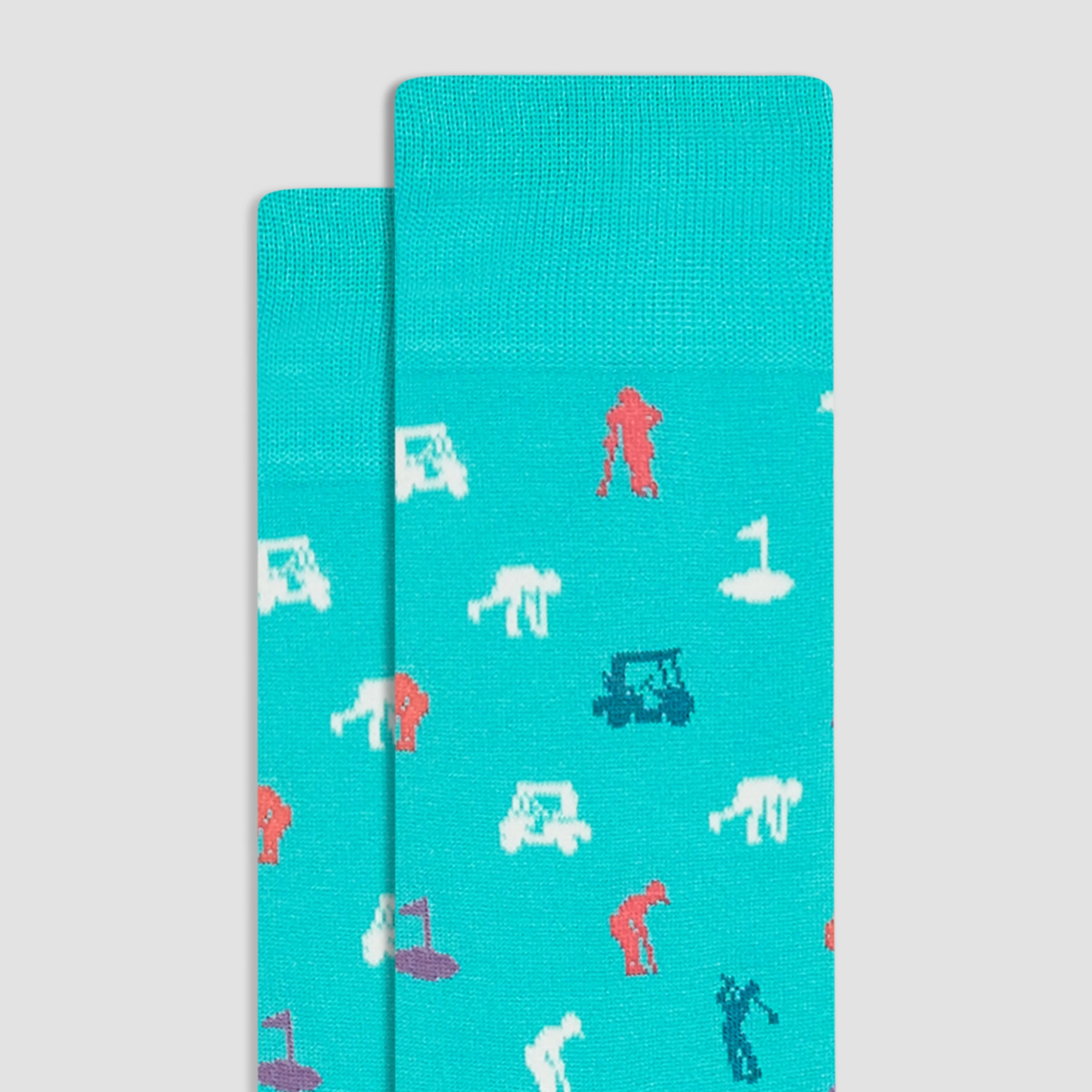 Golf Course Mid-Calf Socks