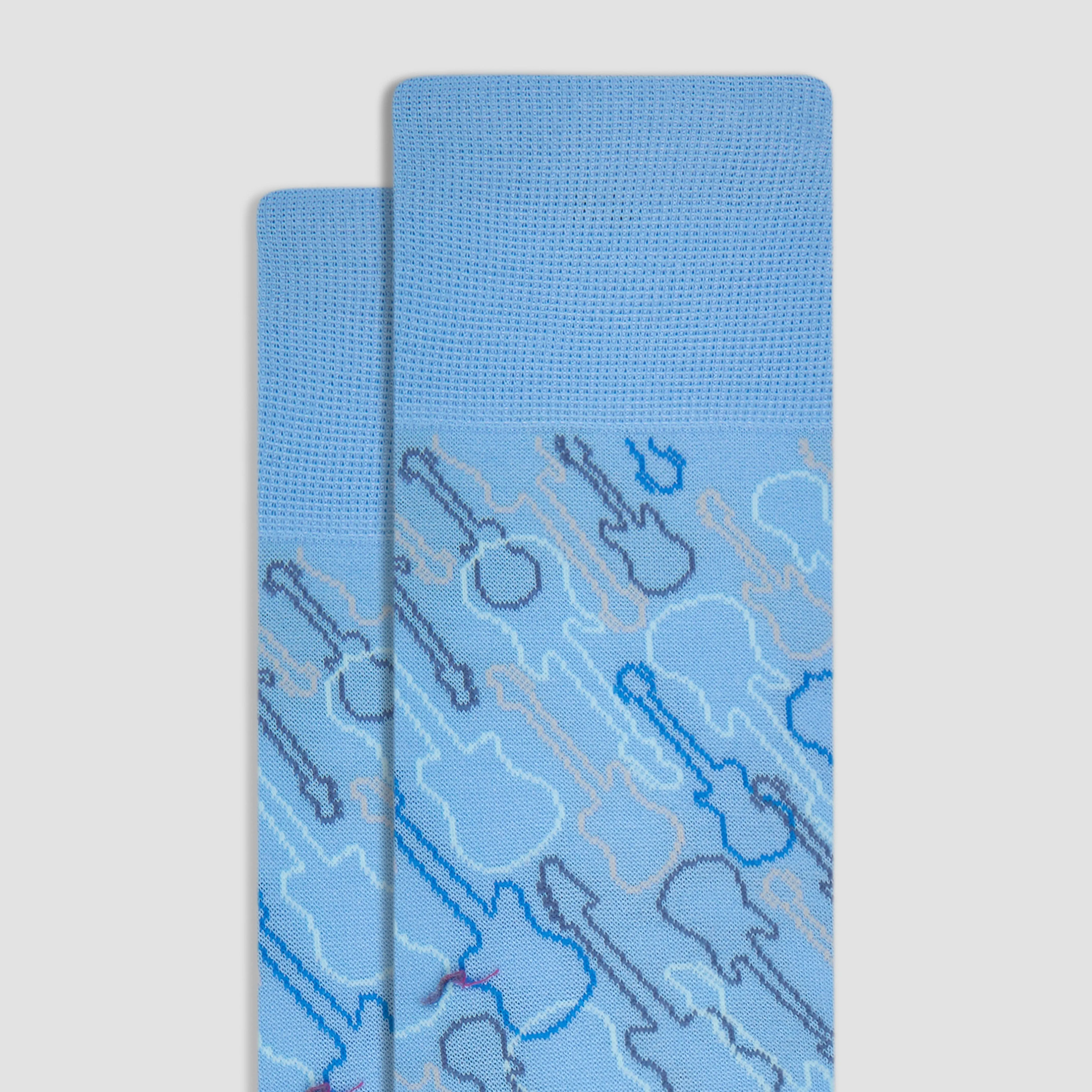 Guitar Mid-Calf Socks