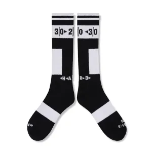 H A R D Soccer Socks Single Pack Black