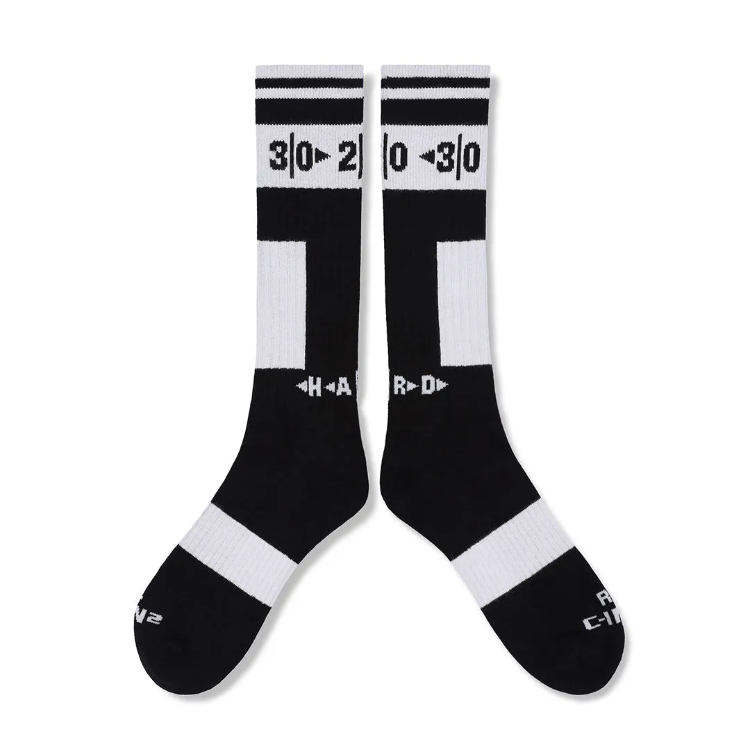 H A R D Soccer Socks Single Pack Black