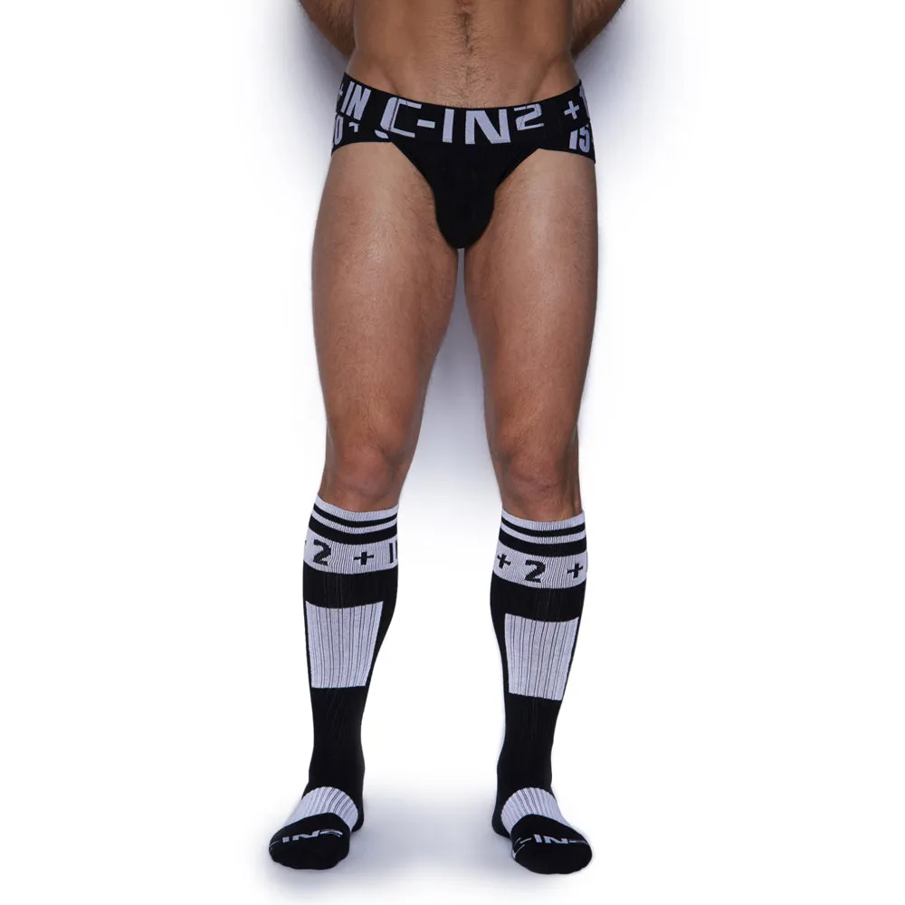 H A R D Soccer Socks Single Pack Black
