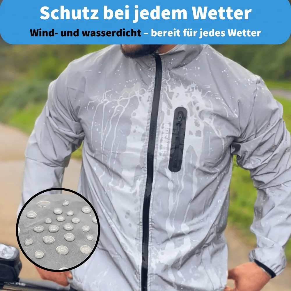 Haris - reflective & weatherproof men's cycling jacket